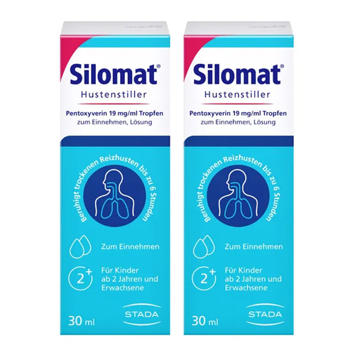 SILOMAT Hustenstiller Pentoxyverin 19 mg/ml TEI Set (2x30ml)
