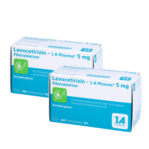 LEVOCETIRIZIN-1A Pharma 5 mg Filmtabletten Set (2x100St)