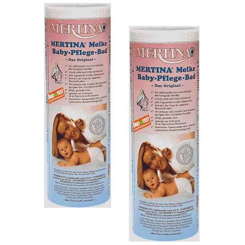 MERTINA Molke Baby Pflegebad Doppelpackung