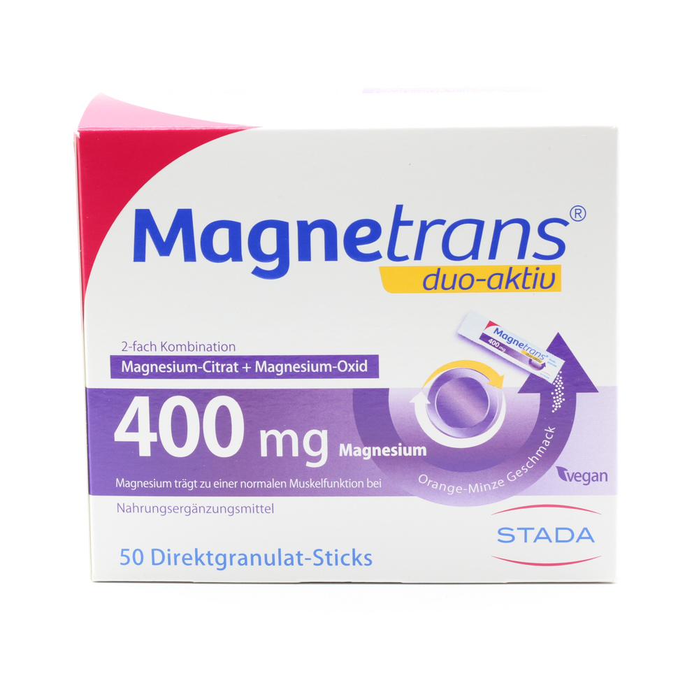 MAGNETRANS duo-aktiv 400 mg Sticks (2x50 St)