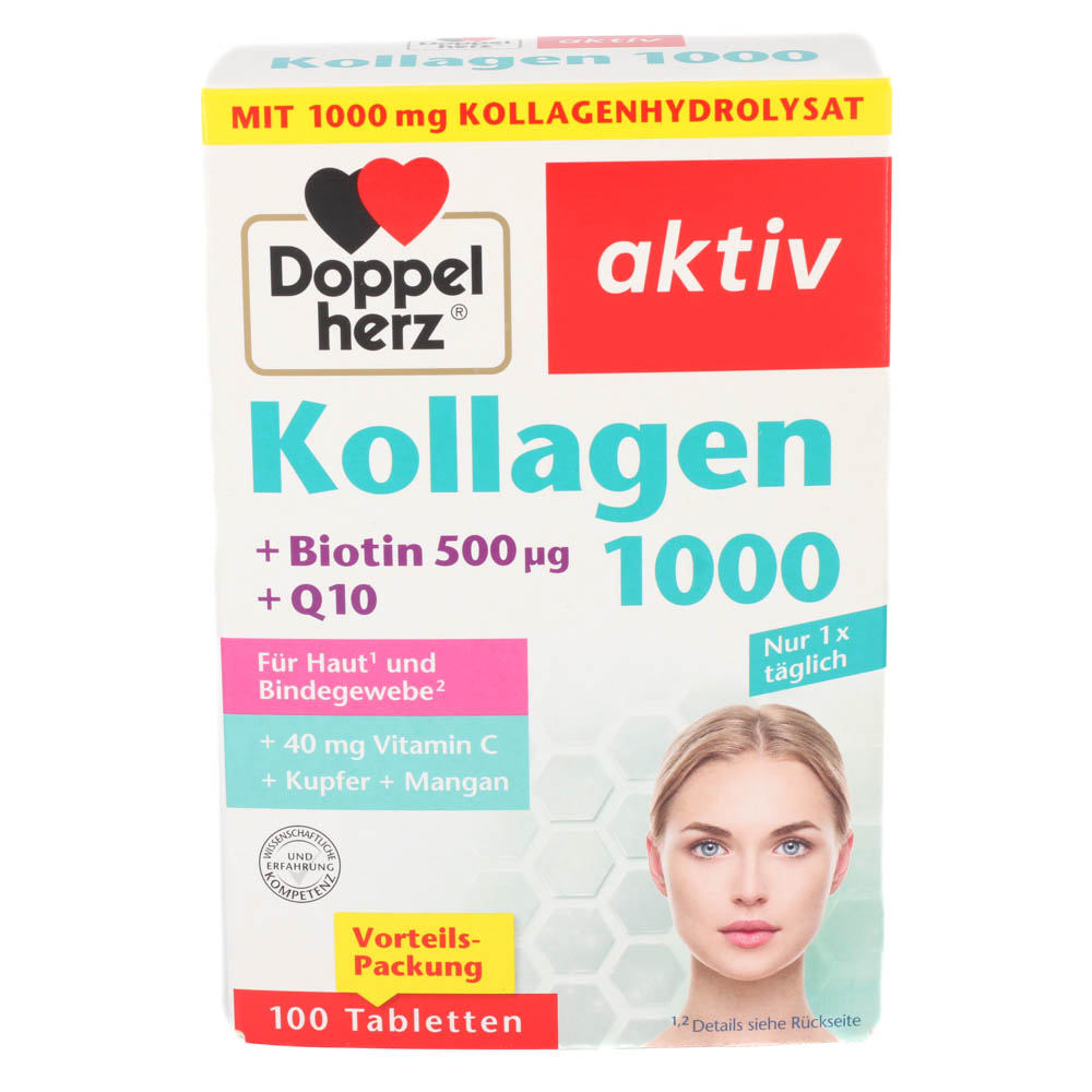 DOPPELHERZ Kollagen 1000 Tabletten