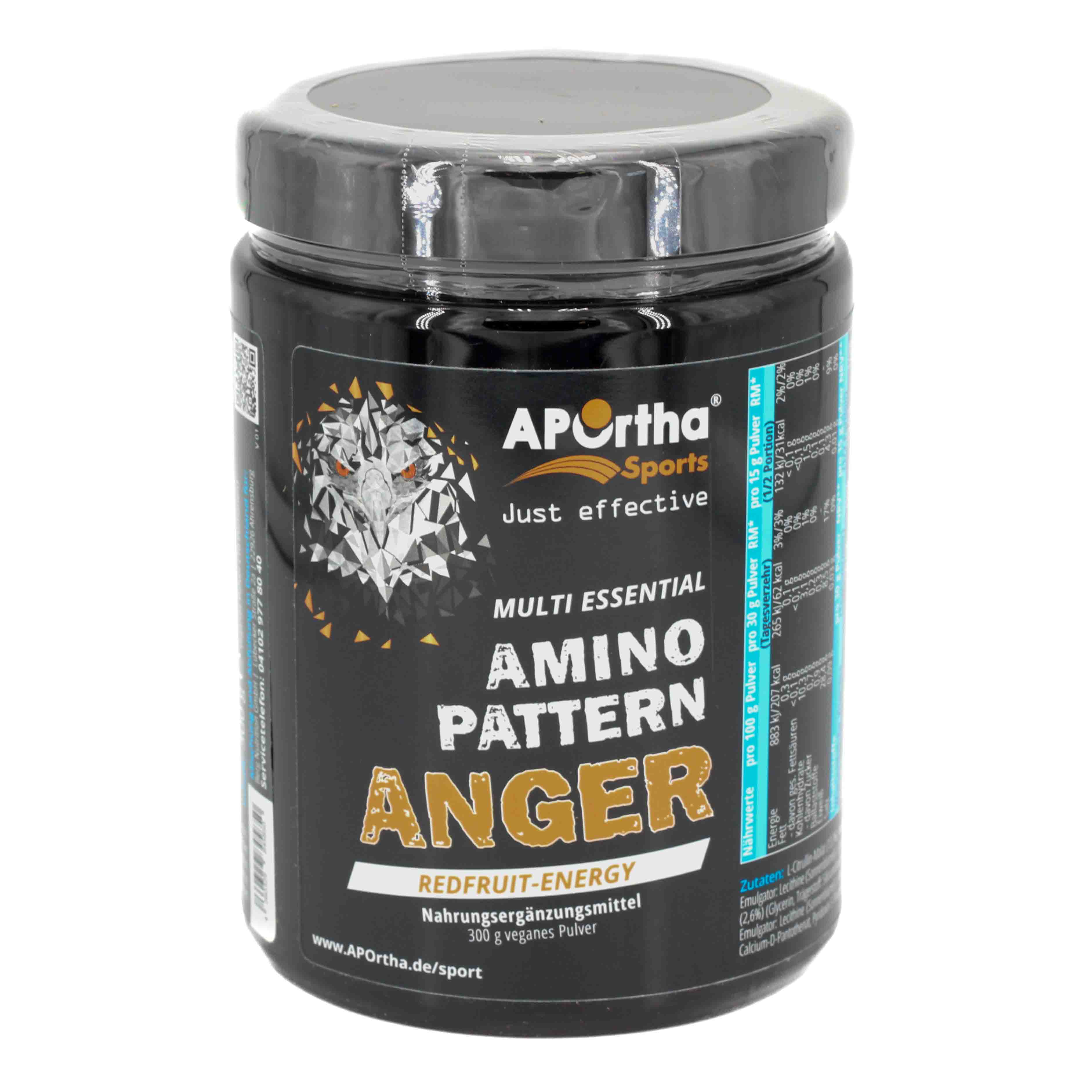 APORTHA SPORTS ANGER veganes Pulver