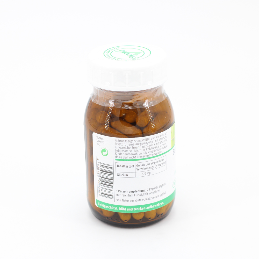 SILICIUM KIESELSÄURE 100% pflanzlich Kapseln
