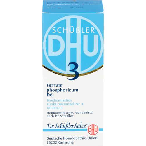 BIOCHEMIE DHU 3 Ferrum phosphoricum D 6 Tabletten