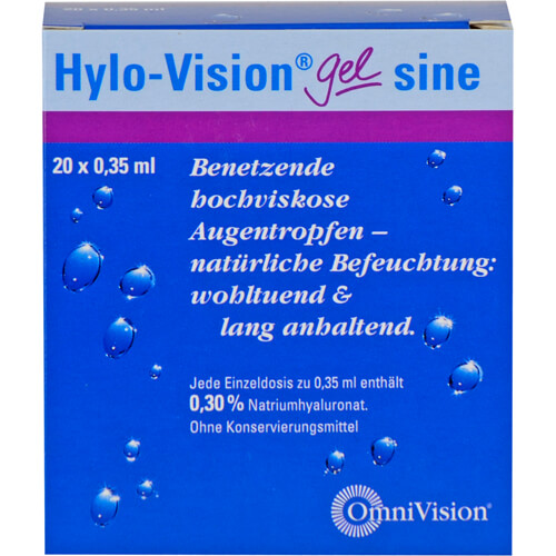 HYLO-VISION Gel sine Einzeldosispipetten