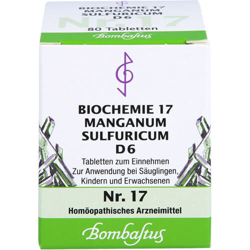 BIOCHEMIE 17 Manganum sulfuricum D 6 Tabletten