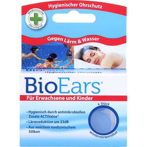 BIOEARS Silikon Ohrstöpsel antimikrobielle