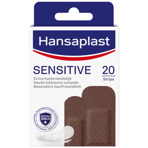 HANSAPLAST Sensitive Pflasterstrips hautton dark