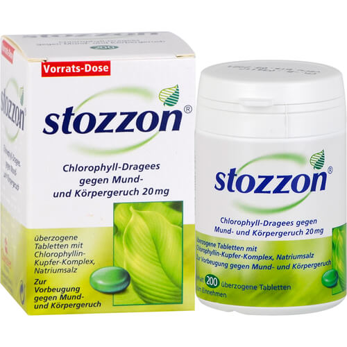 STOZZON Chlorophyll überzogene Tabletten
