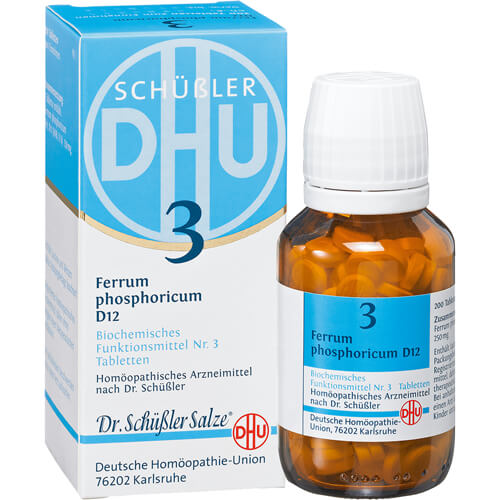 BIOCHEMIE DHU 3 Ferrum phosphoricum D 12 Tabletten