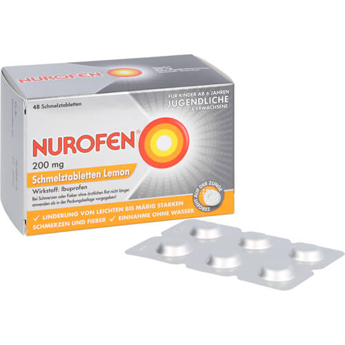 NUROFEN 200 mg Schmelztabletten Lemon