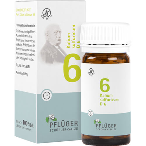 BIOCHEMIE Pflüger 6 Kalium sulfuricum D 6 Tabl.