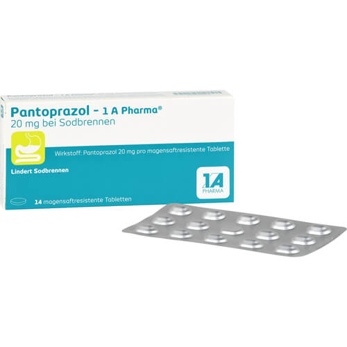 PANTOPRAZOL-1A Pharma 20mg bei Sodbrennen msr.Tab.
