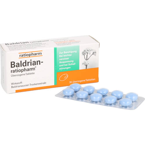 BALDRIAN-RATIOPHARM überzogene Tabletten