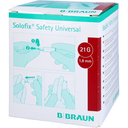 SOLOFIX Safety Univers.Lanzet.21 G 1,8 mm Stichl.