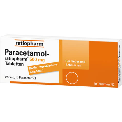 PARACETAMOL-ratiopharm 500 mg Tabletten