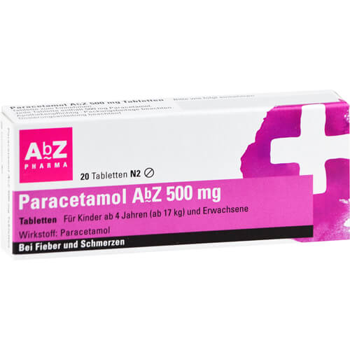 PARACETAMOL AbZ 500 mg Tabletten