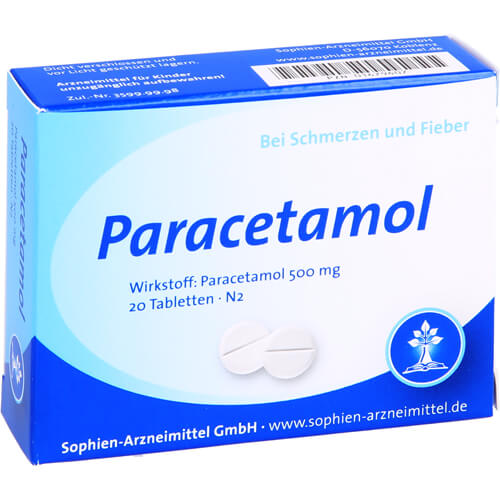 PARACETAMOL Sophien 500 Tabletten