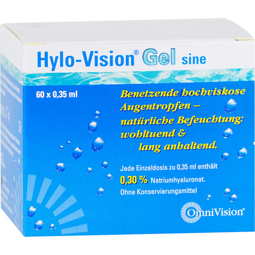 HYLO-VISION Gel sine Einzeldosispipetten