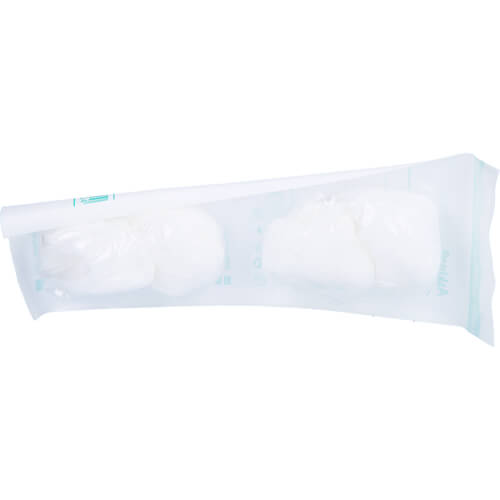 ASKINA Schlinggazetupfer pflaumengroß steril