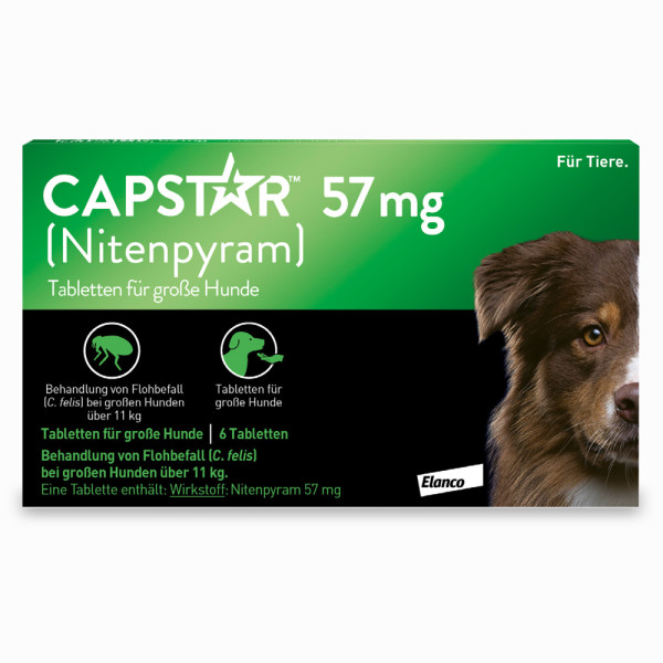 CAPSTAR 57 mg Tabletten f.große Hunde