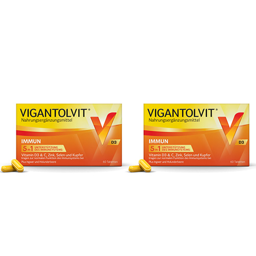 VIGANTOLVIT Immun Filmtabletten Doppelpackung (2x 60St)