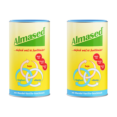 ALMASED Vitalkost Mandel-Vanille Pulver Doppelpackung (2x500g)