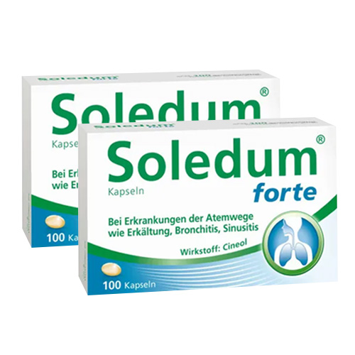 SOLEDUM Kapseln forte 200 mg Doppelpackung (2x 100St)