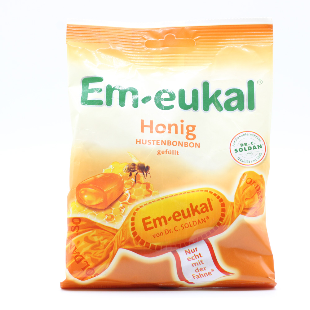 EM-EUKAL Bonbons Honig gefüllt zuckerhaltig