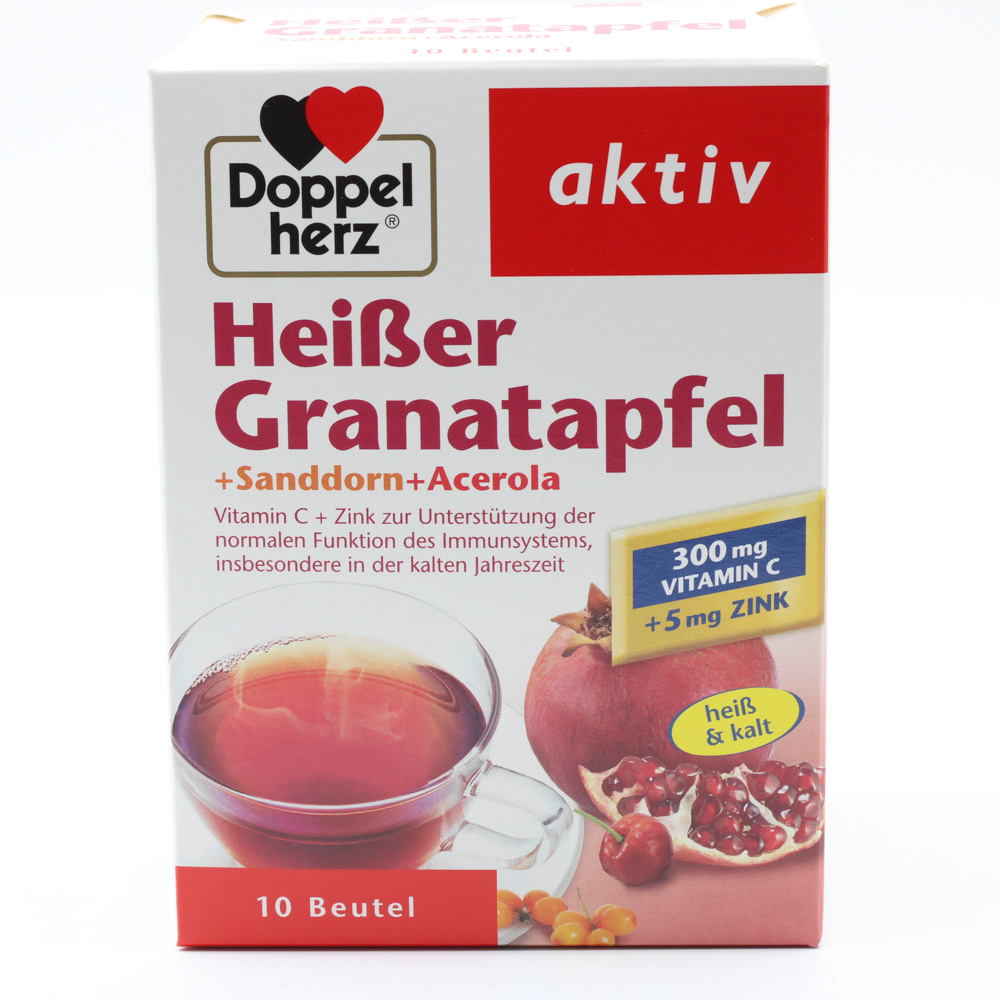 DOPPELHERZ heißer Granatapfel+Sanddorn+Acerola