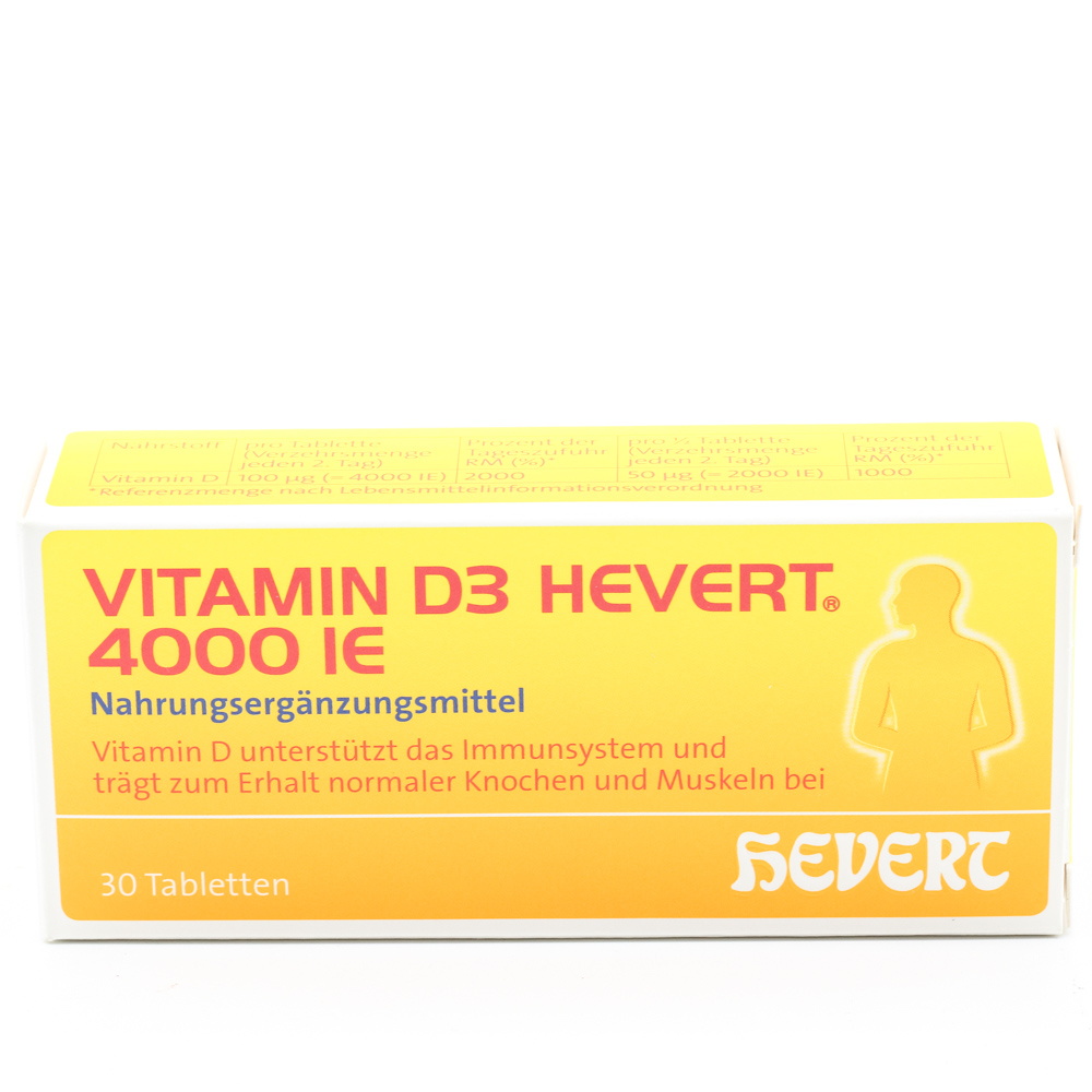 VITAMIN D3 HEVERT 4000 I.E. Tabletten