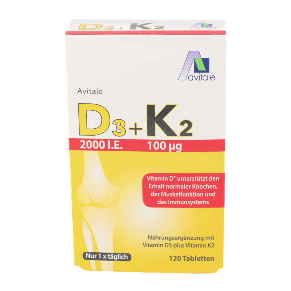 D3+K2 2000 I.E.+100 μg Tabletten