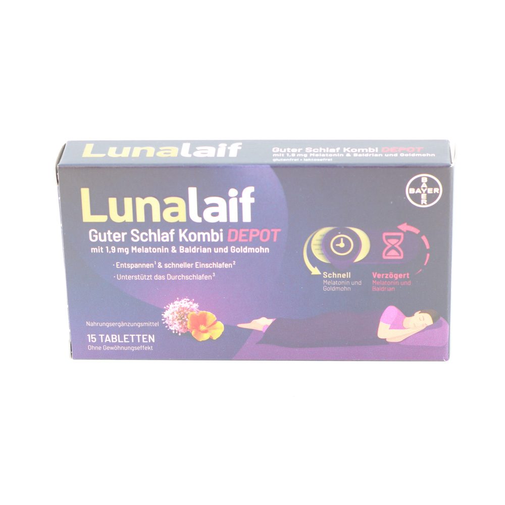 LUNALAIF Guter Schlaf Kombi Depot Tabletten