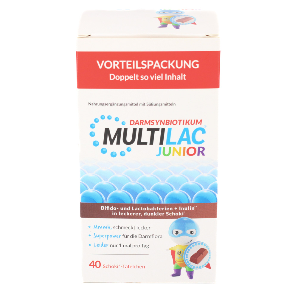 MULTILAC Darmsynbiotikum Junior Täfelchen