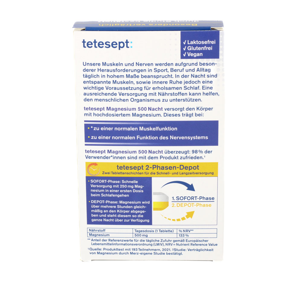 TETESEPT Magnesium 500 Nacht Tabletten (5x30St)