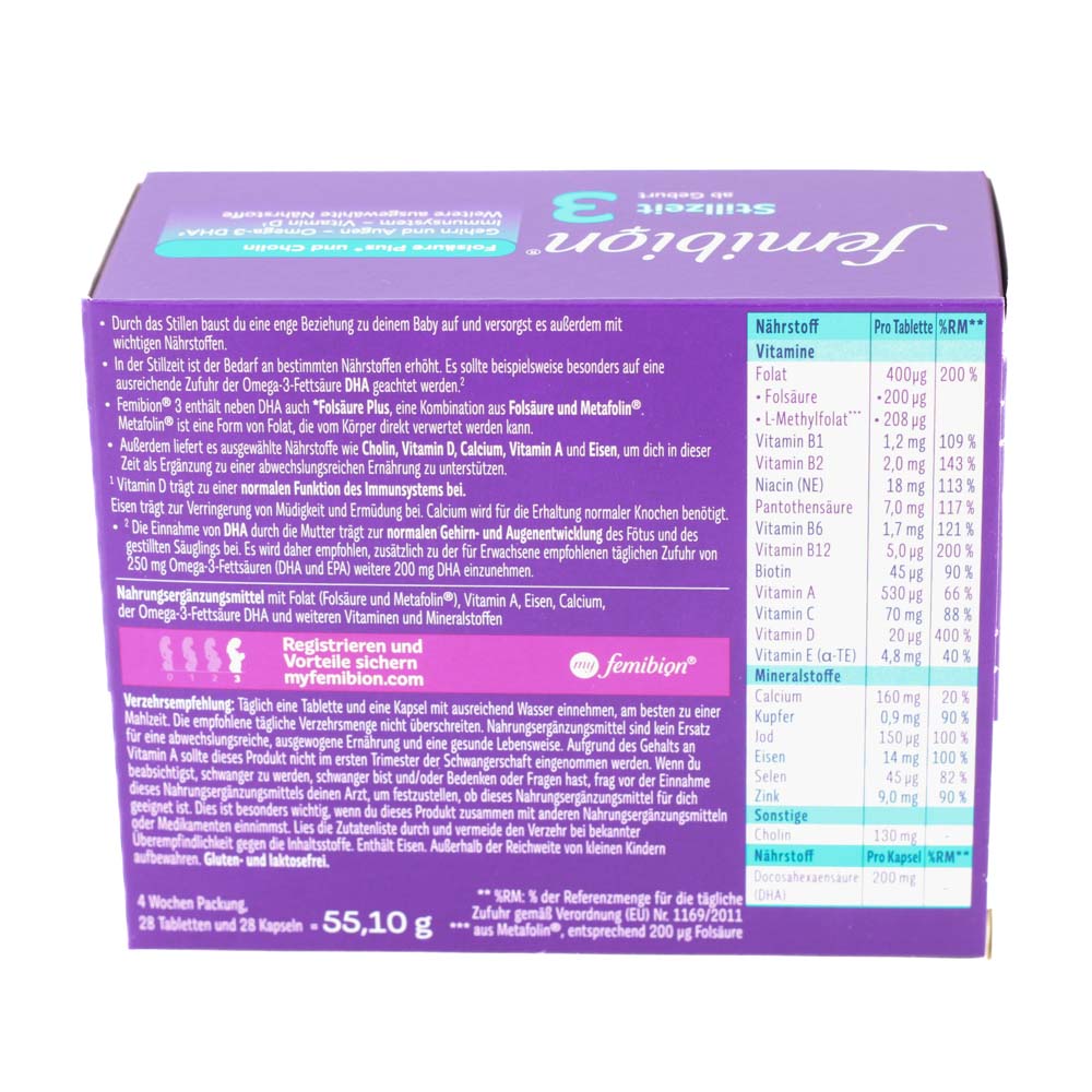 FEMIBION 3 Stillzeit Kombipackung