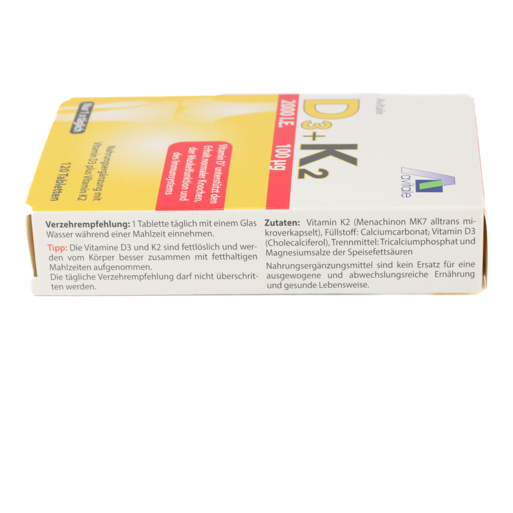 D3+K2 2000 I.E.+100 μg Tabletten