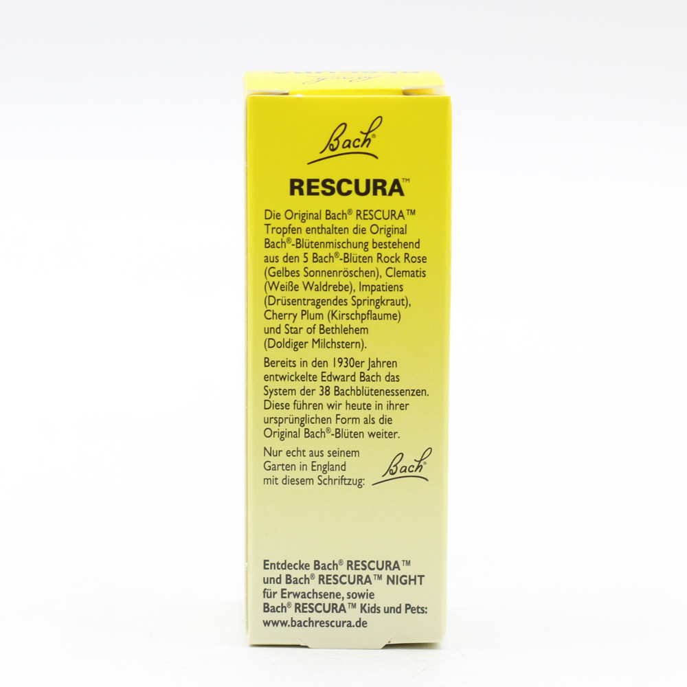 BACHBLÜTEN Original Rescura Tropfen alkoholfrei