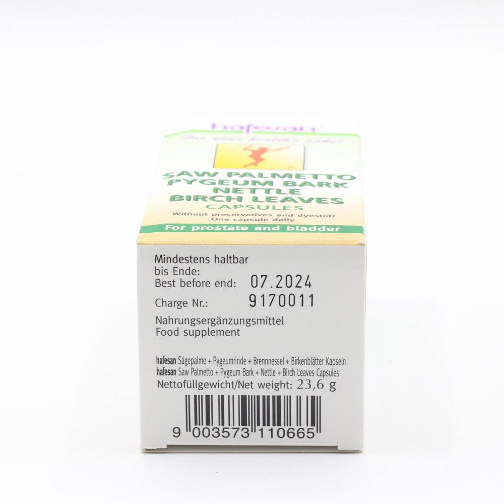 HAFESAN Sägepalme Pygeumrinde Brennessel Birkenbl.