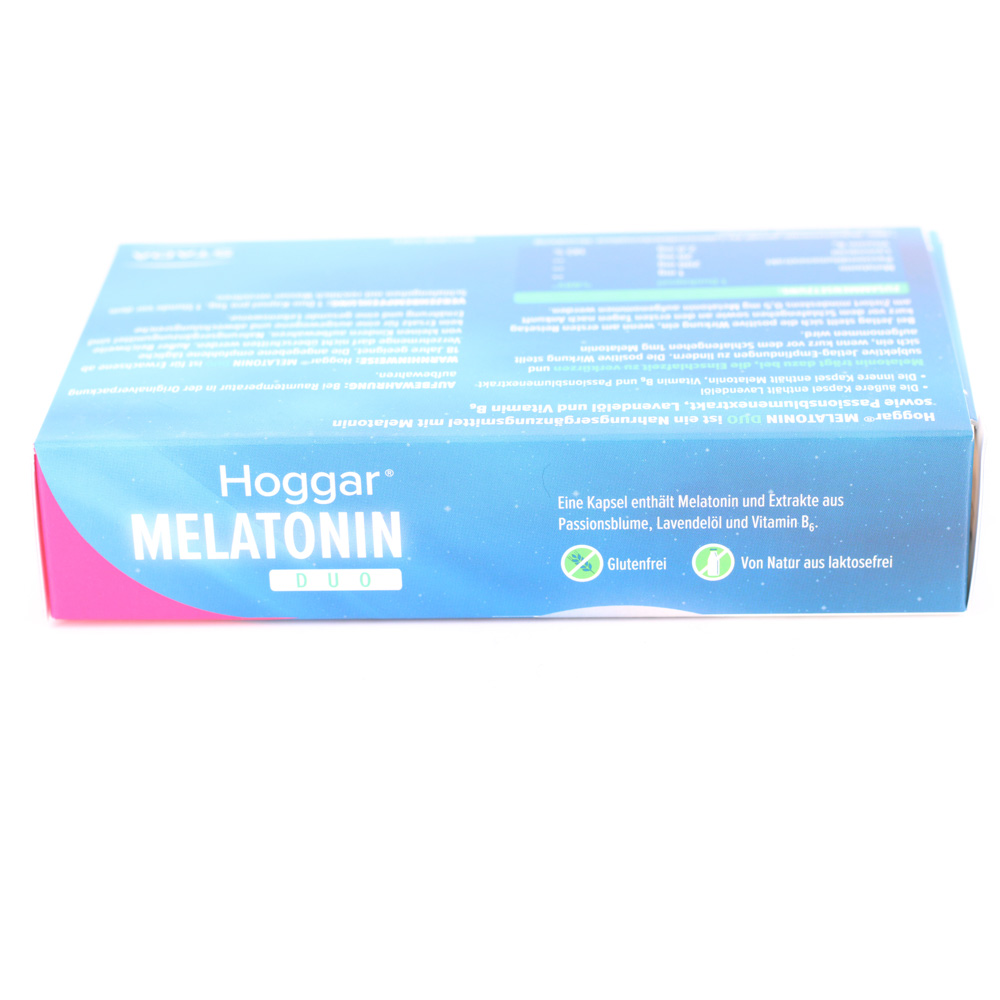 HOGGAR Melatonin DUO Einschlaf-Kapseln Doppelpackung (2x30 St)