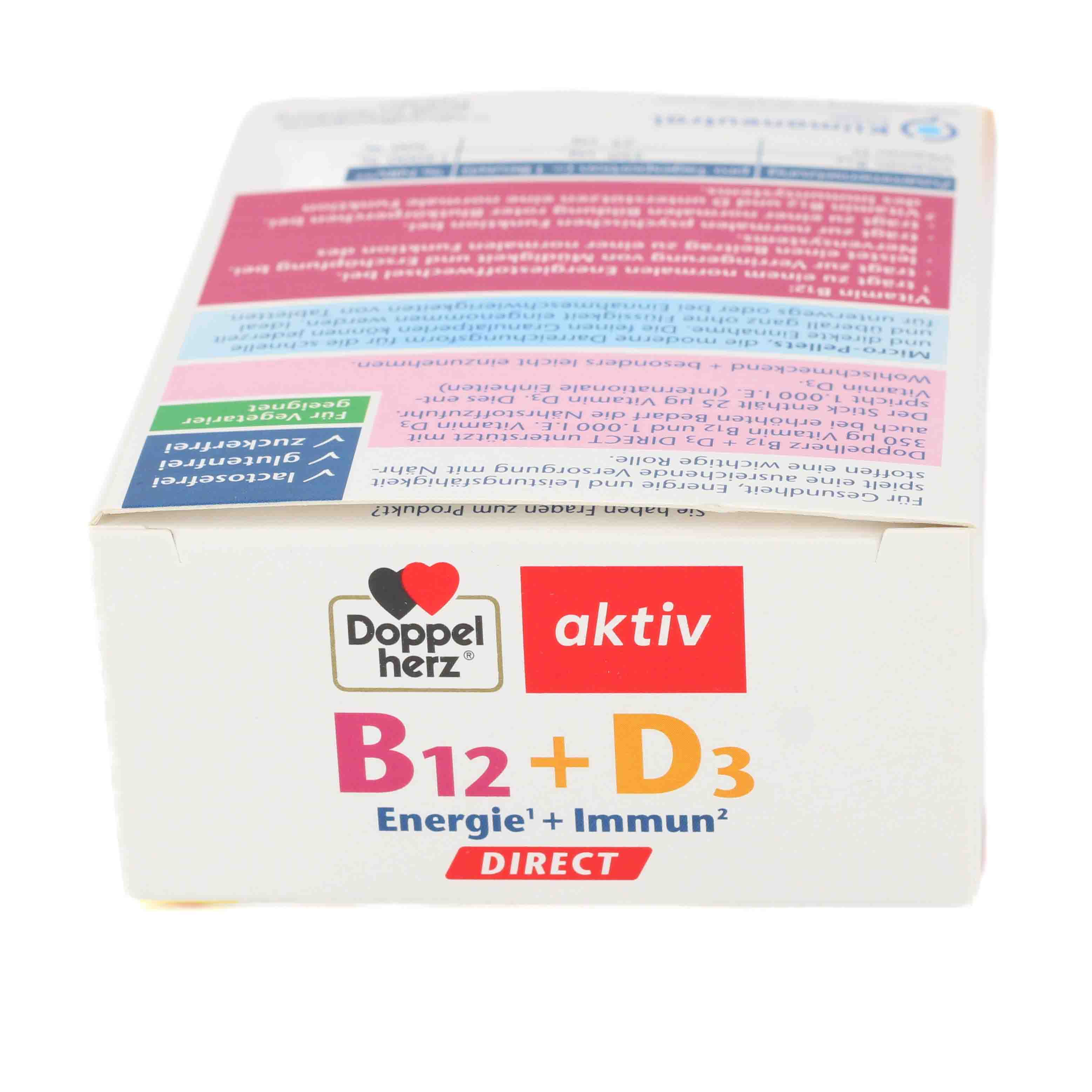 DOPPELHERZ B12+D3 DIRECT Pellets