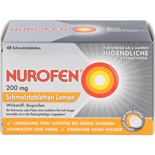 NUROFEN 200 mg Schmelztabletten Lemon
