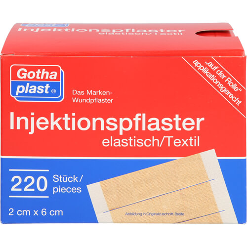 GOTHAPLAST Injektionspfl.2x6 cm
