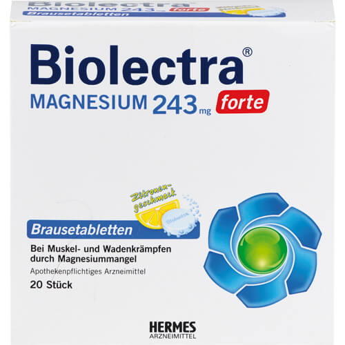 BIOLECTRA Magnesium 243 mg forte Zitrone Br.-Tabl.