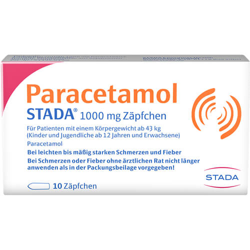 PARACETAMOL STADA 1000 mg Zäpfchen