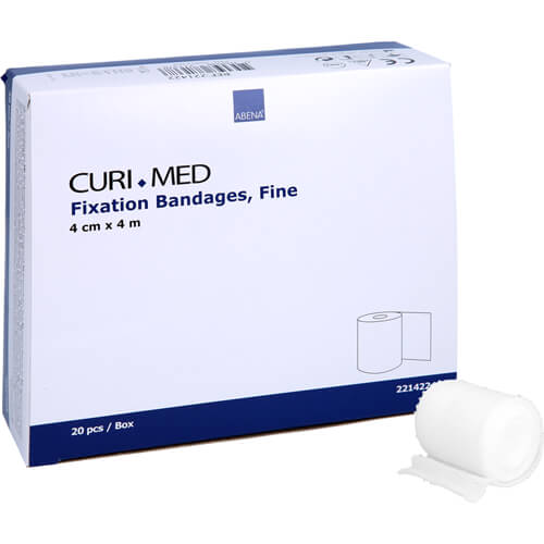 MULLBINDEN elastisch 4 cmx4 m