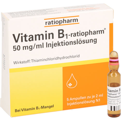VITAMIN B1-RATIOPHARM 50 mg/ml Inj.Lsg.Ampullen