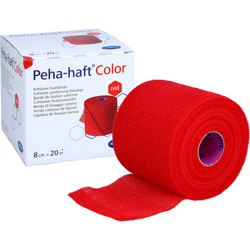 PEHA-HAFT Color Fixierb.latexfrei 8 cmx20 m rot