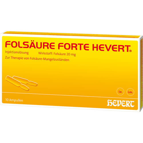 FOLSÄURE HEVERT forte Ampullen