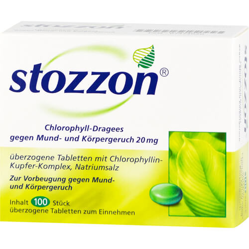 STOZZON Chlorophyll überzogene Tabletten